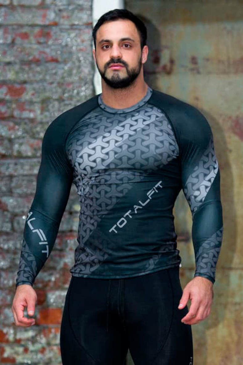 Men's rashguard with long sleeves RM311, code 90301, art RM311