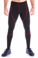 Men's tights G-2 black with red mesh