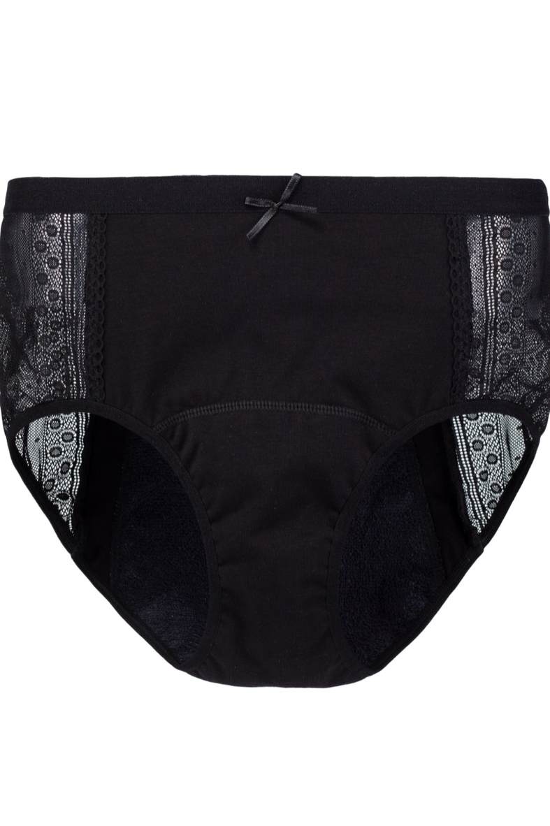 Menstrual slip panties with protective gusset, standard size, code 90890, art REBL00