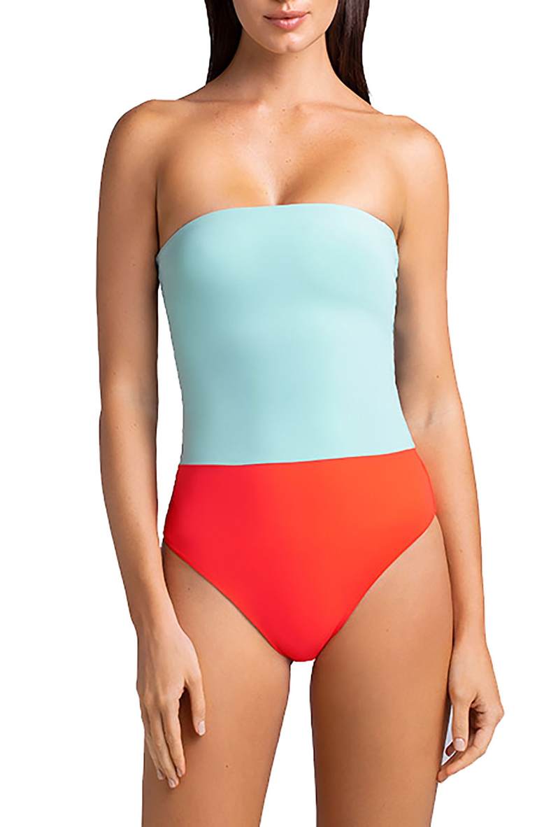 One-piece swimsuit with soft cup (solid), code 92784, art E11001
