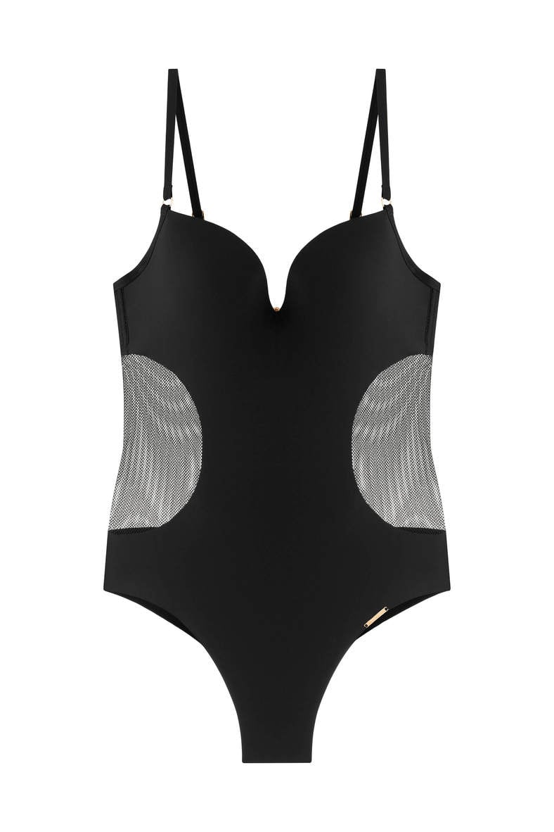 One-piece swimsuit with padded cup (solid), code 94859, art 979-108-1