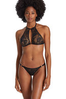 Lingerie set: bra with soft cup and slip panties
