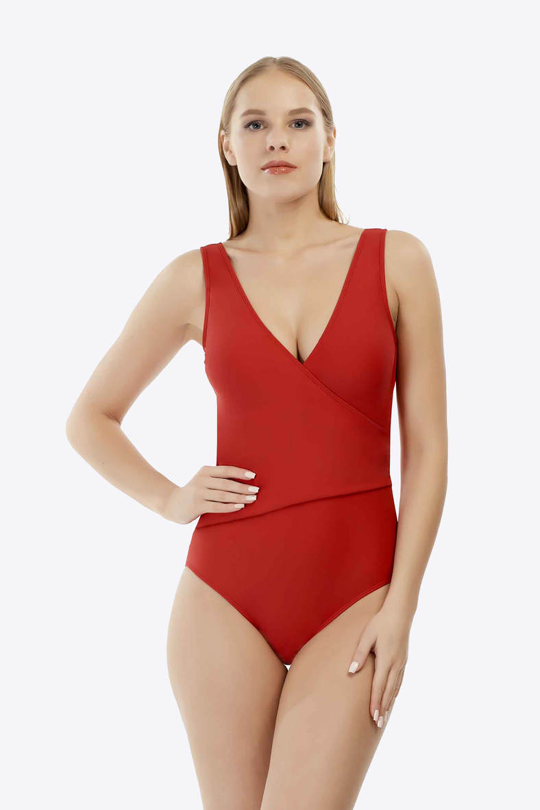 One-piece swimsuit with padded cup, code 97127, art 18191