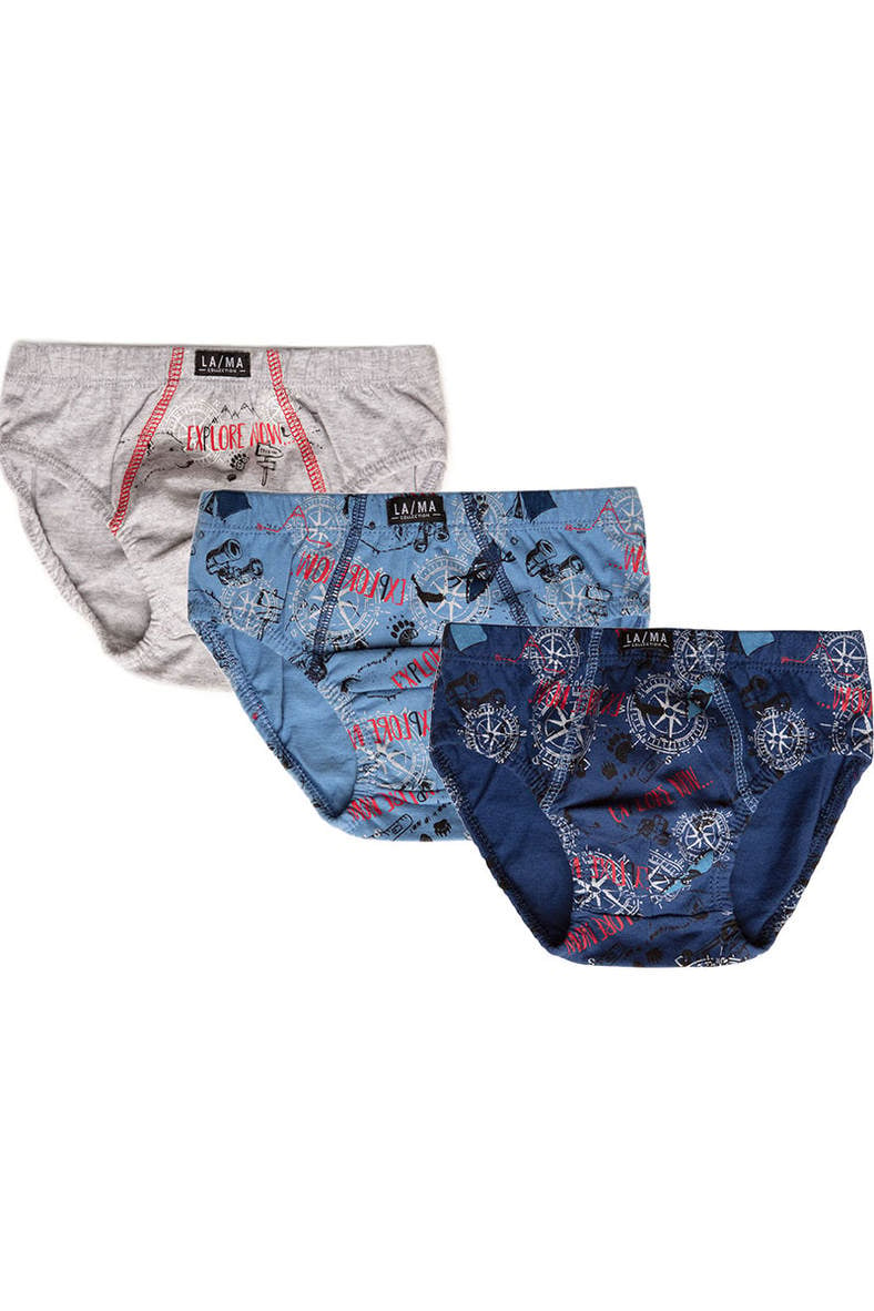Slip panties, 3 pieces, code 97181, art B-215SD