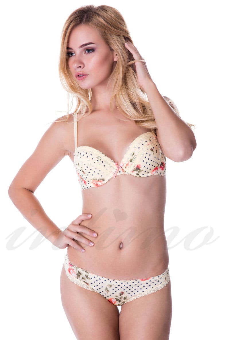 Lingerie set: push up bra and Brazilian panties, code 41149, art 5744-5747