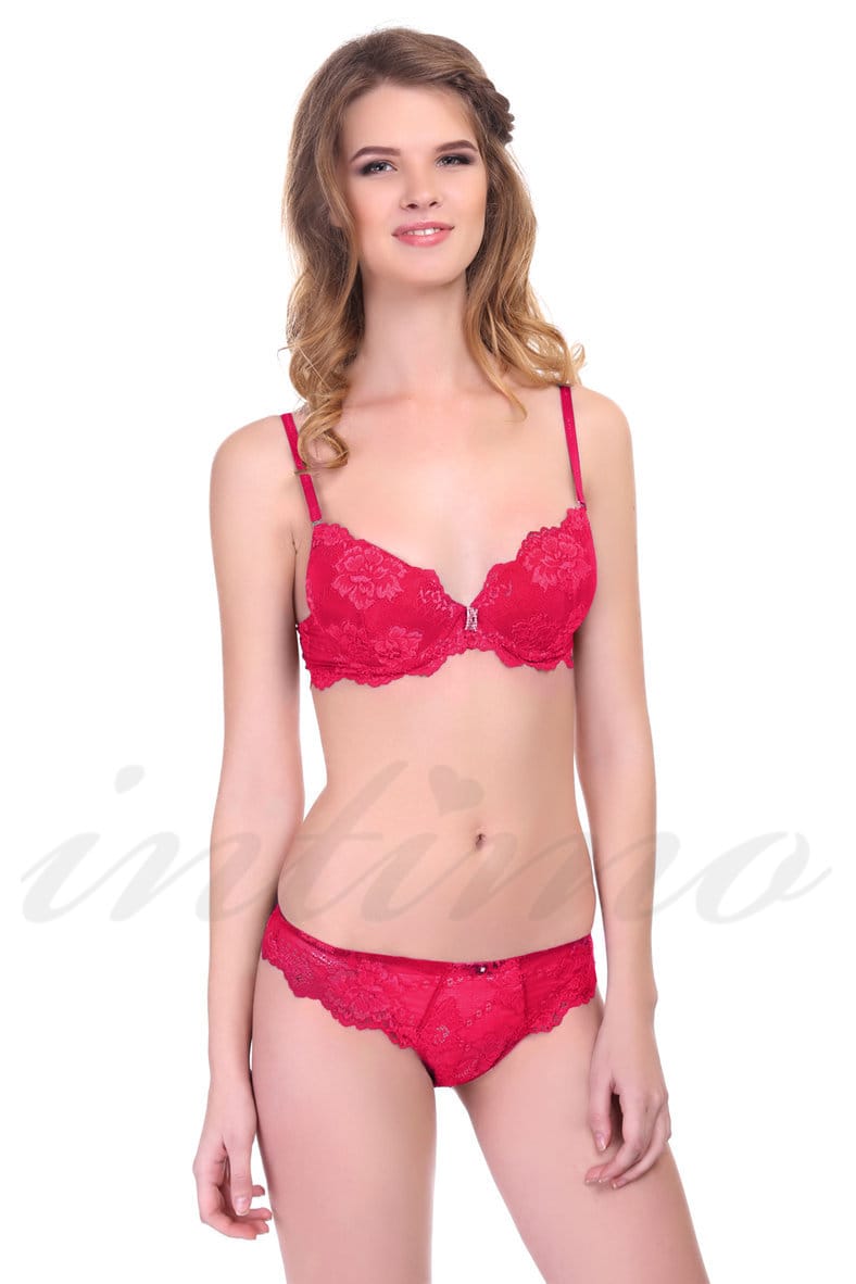 Lingerie set: push-up bra and Brazilian panties, code 45075, art Prestige-prestig