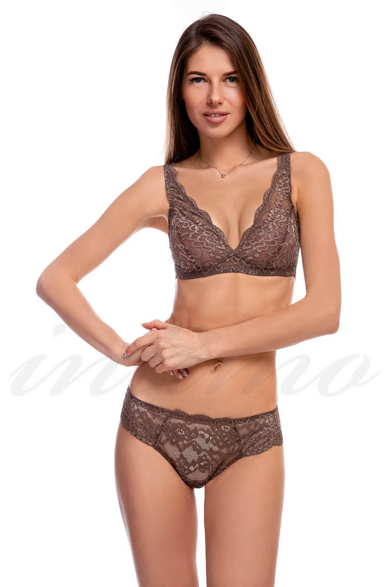 Set of underwear: bra with soft cup and Brazilian panties, code 50091, art 1070-3070