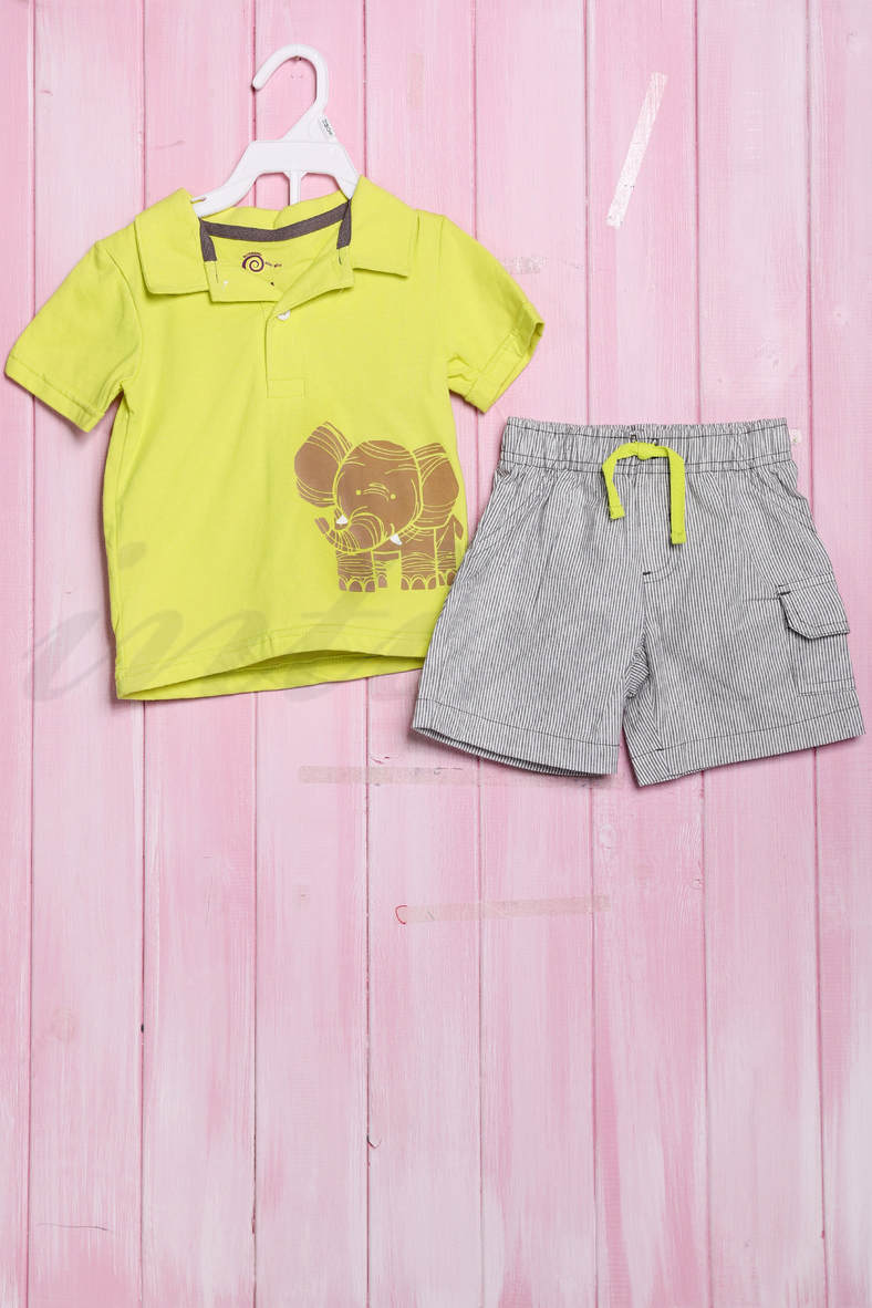 Suit for boy: polo and shorts, code 56281, art 201