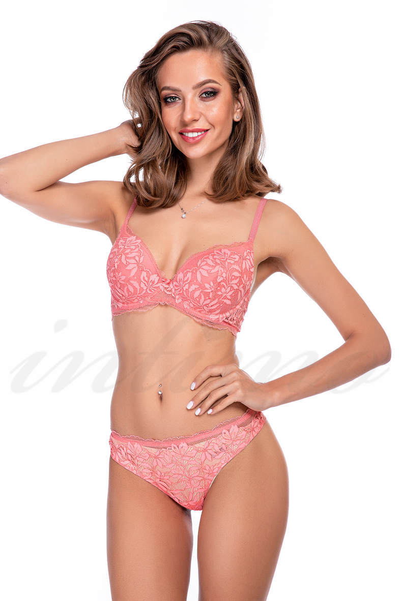 Lingerie set: push up bra and Brazilian panties, code 60308, art ROA0410