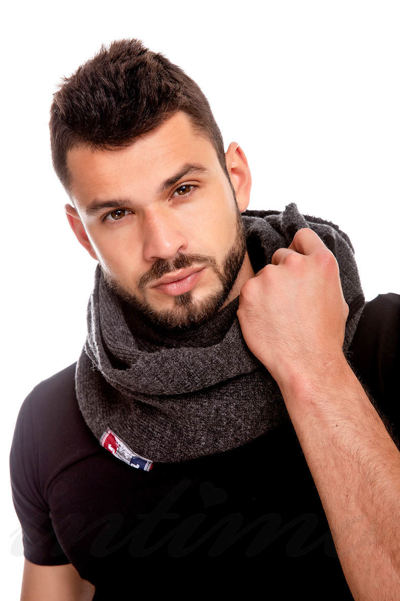 Men's scarf, code 60615, art JFSN18W03