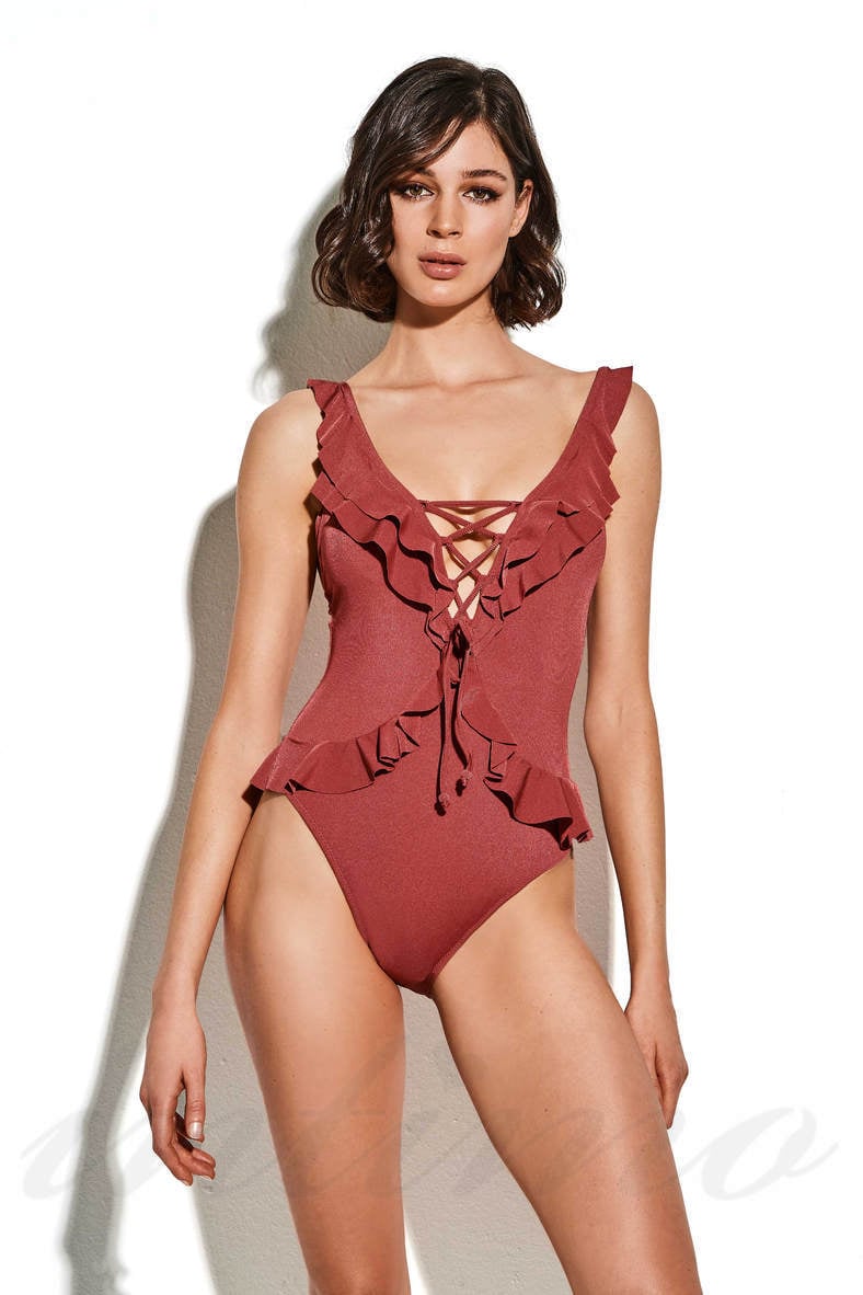 Swimsuit with a cup compacted (Swimwear), code 61554, art 9-1114