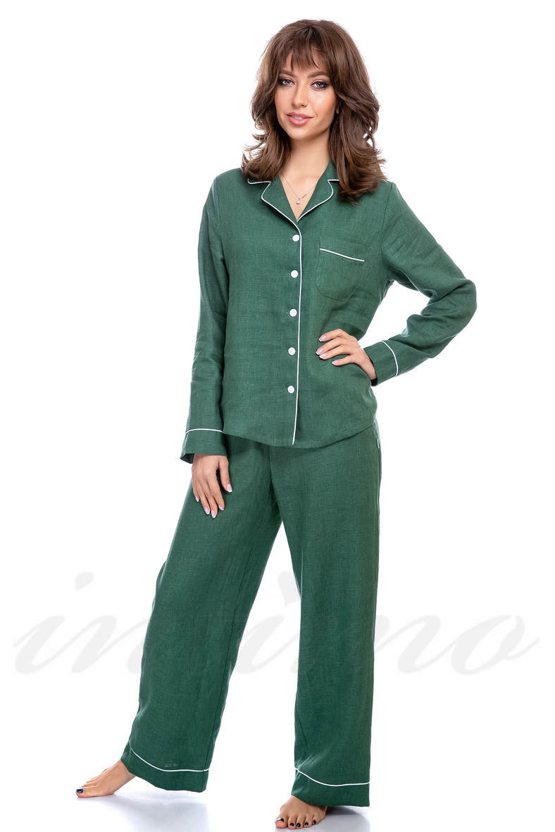 Комплект: блуза та брюки, код 65814, арт Sil-031