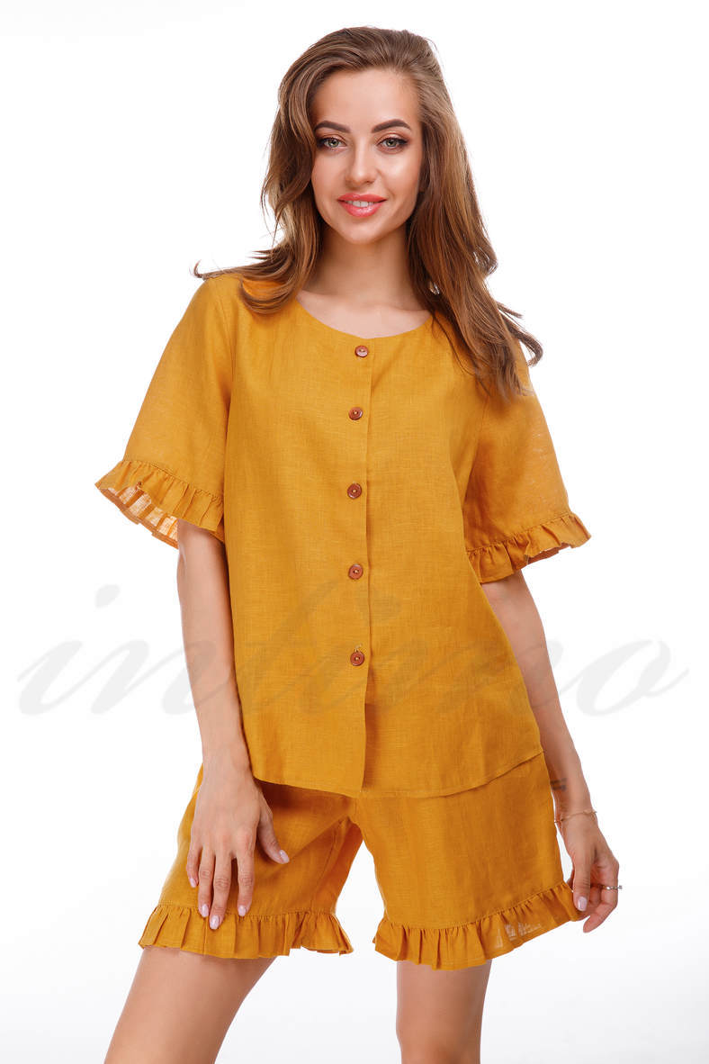 Комплект: блуза та шортики, код 71679, арт Sil-108
