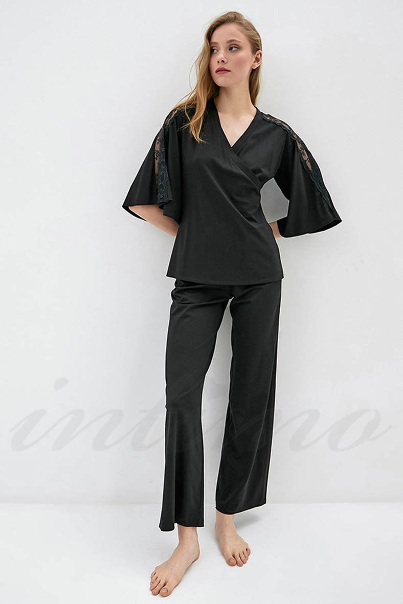 Комплект: блуза и брюки, код 74986, арт 100707-Р