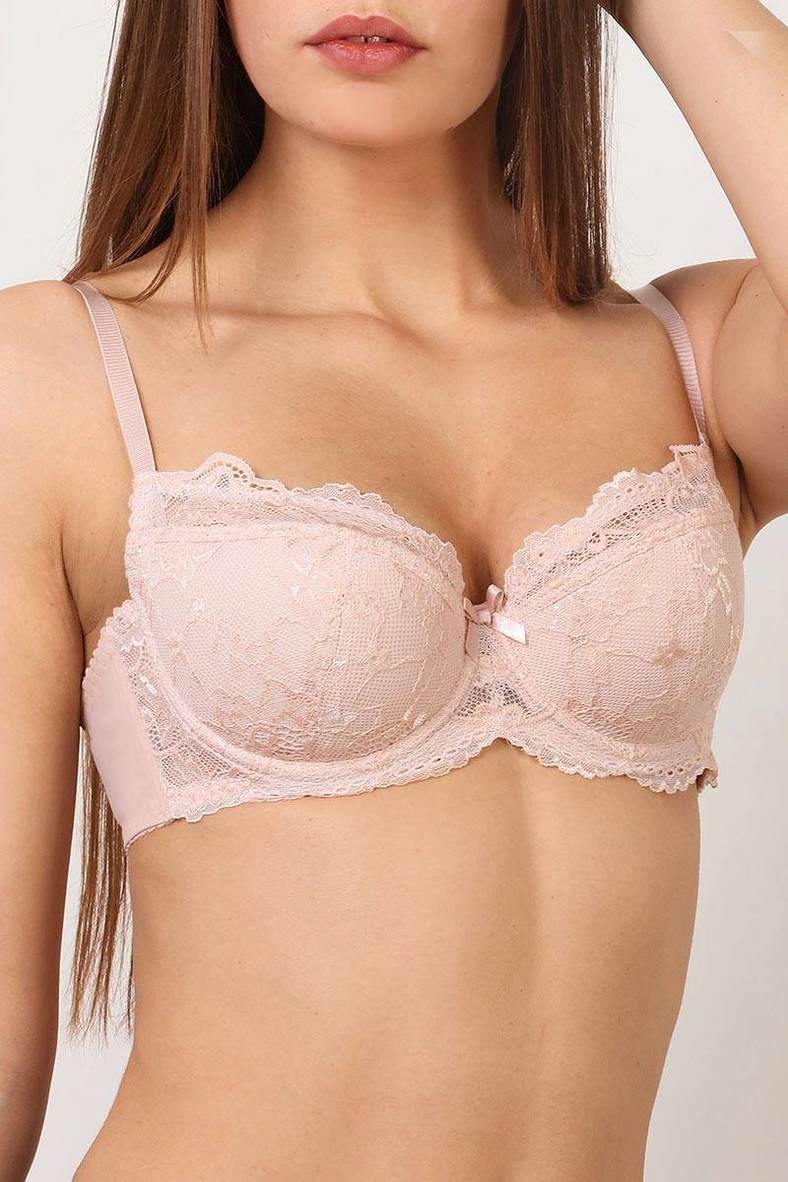 Bra with a compacted cup, code 75596, art 580-147