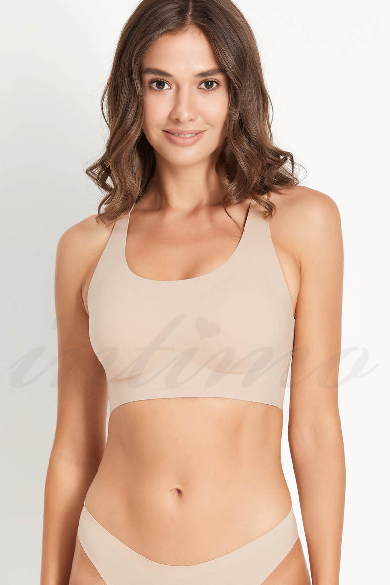 Underwear set: bra with soft cup and slip panties, code 76461, art 7076-072/7076-33