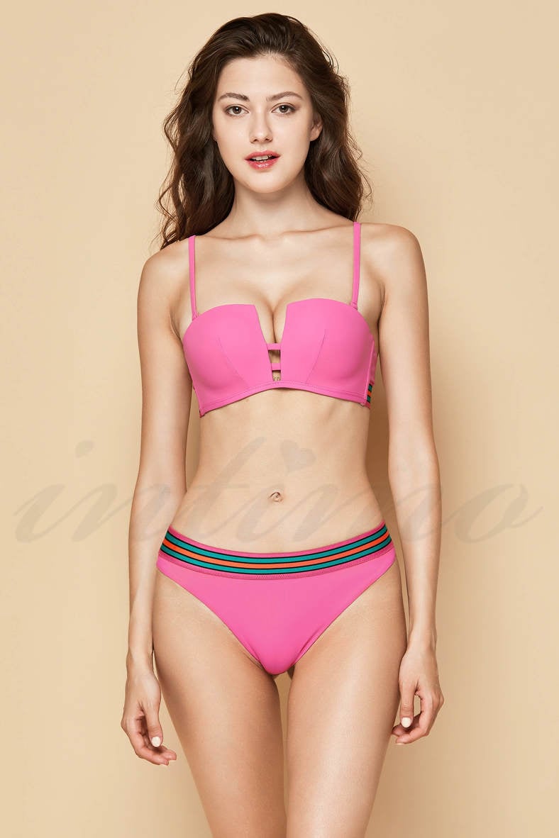 Swimsuit with padded cup, brazilian bottoms, code 77019, art 401-015/401-222