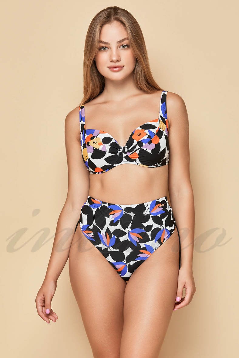 Swimsuit with a soft cup, swimming trunks slip, code 77554, art 403-041/403-234