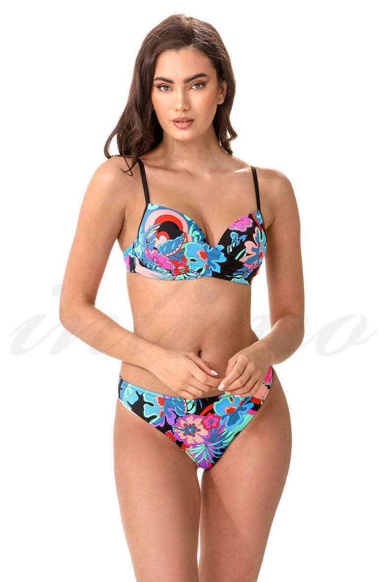 Swimsuit with padded cup, slip-on trunks, code 79559, art FR90I
