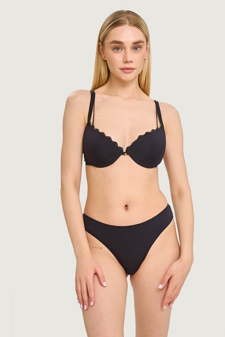 Lingerie set: push-up bra and Brazilian panties, code 88893, art M7151 (M7101-M7501)